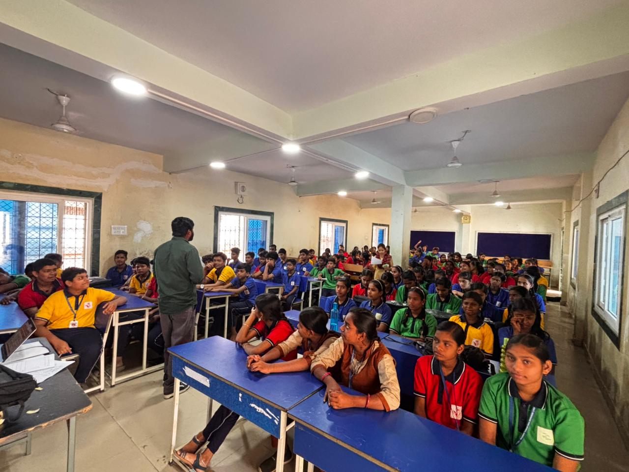 Session at Chaitanya Bidyapitha School